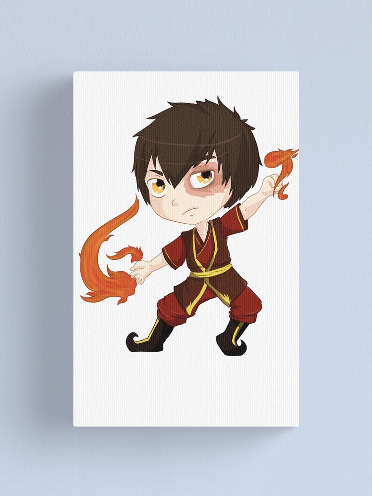 Zuko Fire Nation Prince Canvas Print By Amyksomething Redbubble