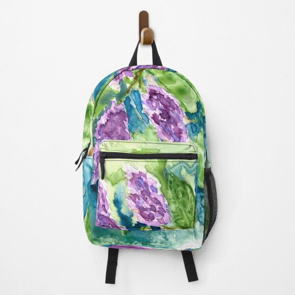 Vista previa del artículo con la obra «Lilas primaverales en acuarela», diseñado y vendido por The Elderberry Blossom.