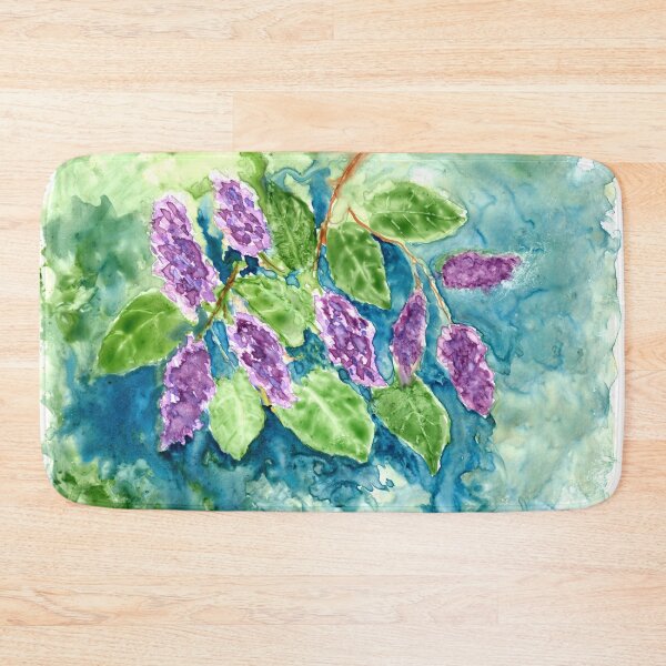 Item preview, Spring Lilacs in Watercolor designed and sold by The Elderberry Blossom.