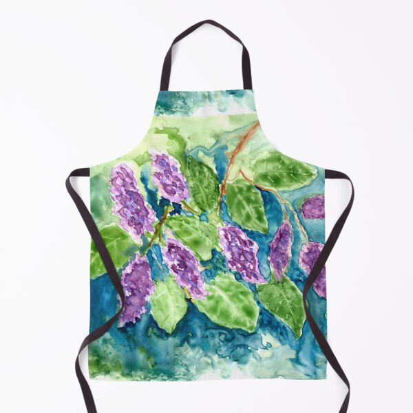 Item preview, Spring Lilacs in Watercolor designed and sold by The Elderberry Blossom.