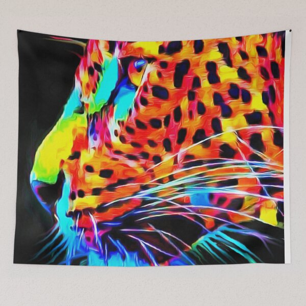Item preview, angry tiger art painting designed and sold by MXanwar.