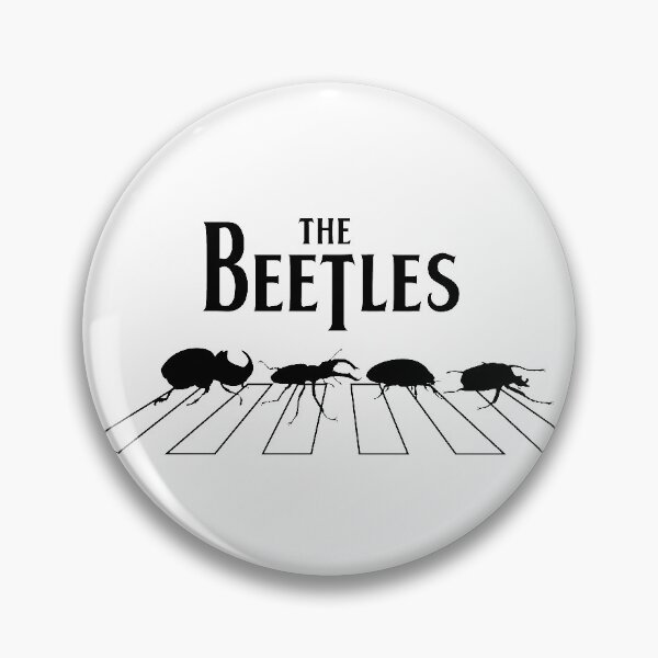 Aperçu de l'œuvre Insectes drôles d'enseignement de la science de la musique - Les scarabées créée et vendue par LemonRindDesign.