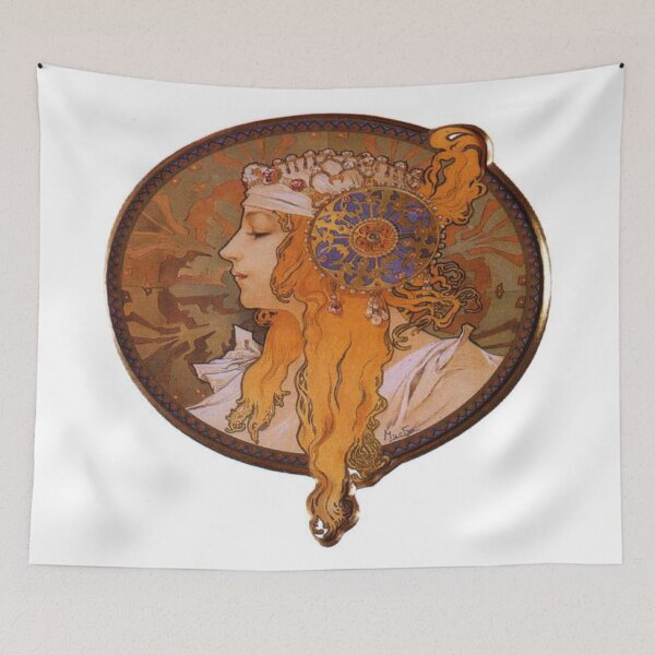 Artikelvorschau, Alphonse Mucha Blond entworfen und verkauft von FunWithChemo.