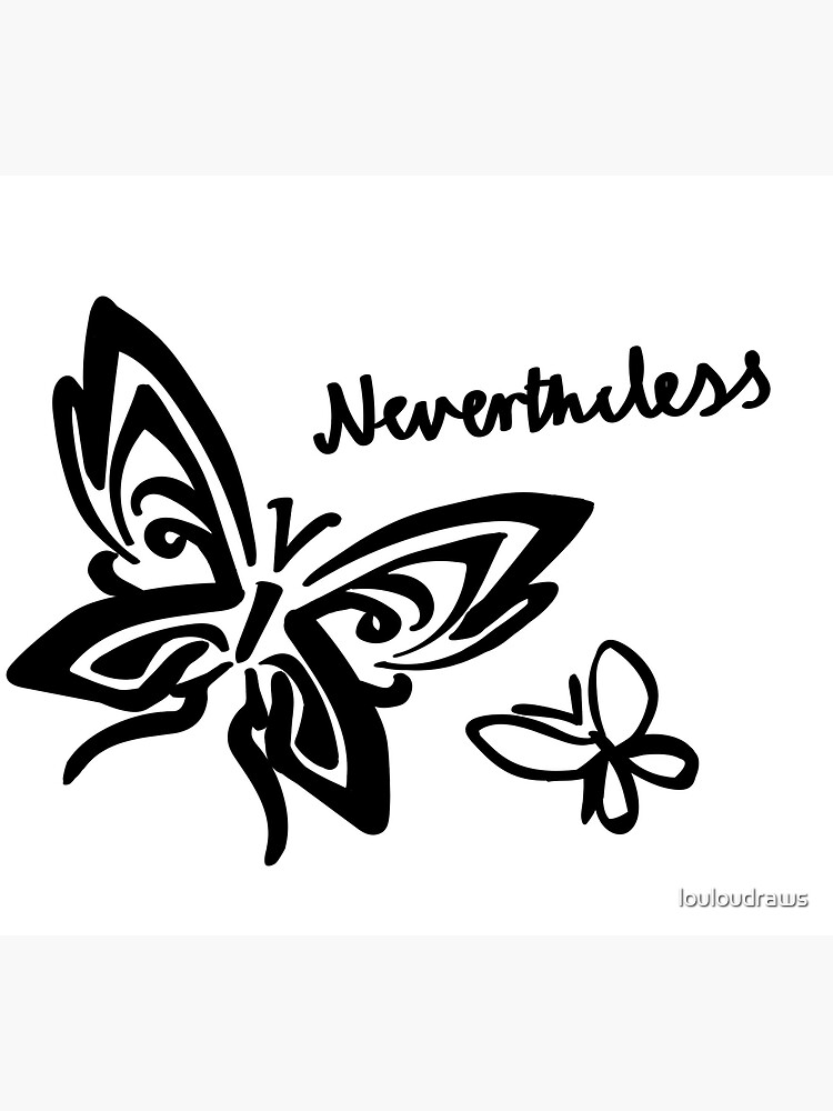 Nevertheless Kdrama Tattoos Butterfly Yu Nabi Park Jaeon Sticker For