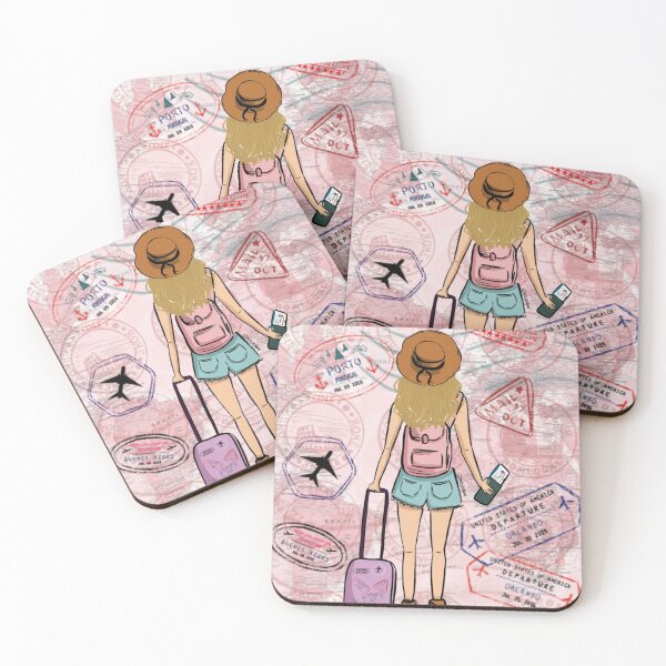 Item preview, Viajero chica rubia designed and sold by Trizlustrar.