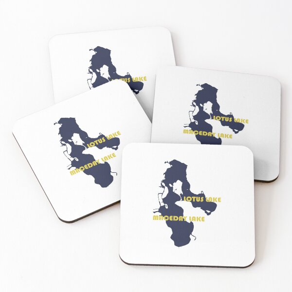 Item preview, Lotus Lake and Maceday Lake, Clarkston, Waterford, Oakland County, Michigan  designed and sold by Awake88.