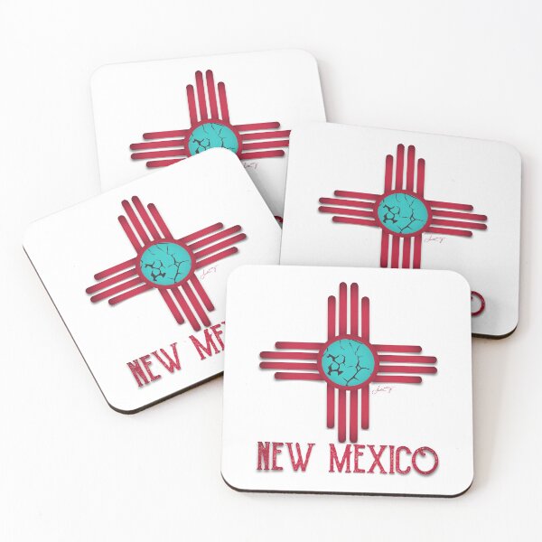 Item preview, New Mexico Zia (Sun) with turquoise centre designed and sold by Jon Lamb.