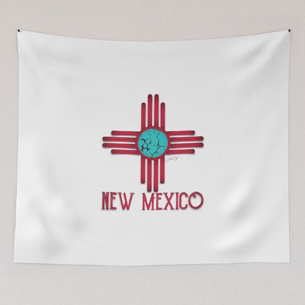 Item preview, New Mexico Zia (Sun) with turquoise centre designed and sold by Jon Lamb.