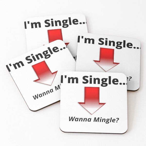 Item preview, I'm Single - Wanna Mingle? designed and sold by RBDESIGN SHOP.