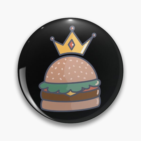 Item preview, Royal Cheeseburger With Cheese, Tomato, Lettuce and a Crown designed and sold by LittleFlairTee.