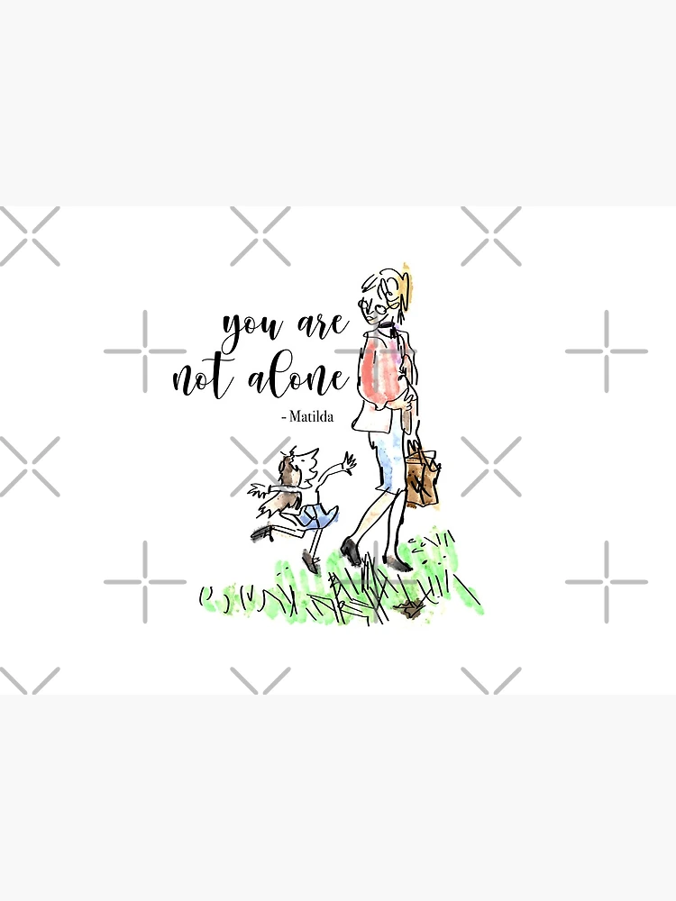 Roald Dahl Miss Honey And Matilda Drawing  Photographic Print for Sale by  OliviaLprints