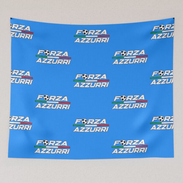 Item preview, Forza Azzurri Italy Soccer Italia Flag Italian Football designed and sold by familyarts.