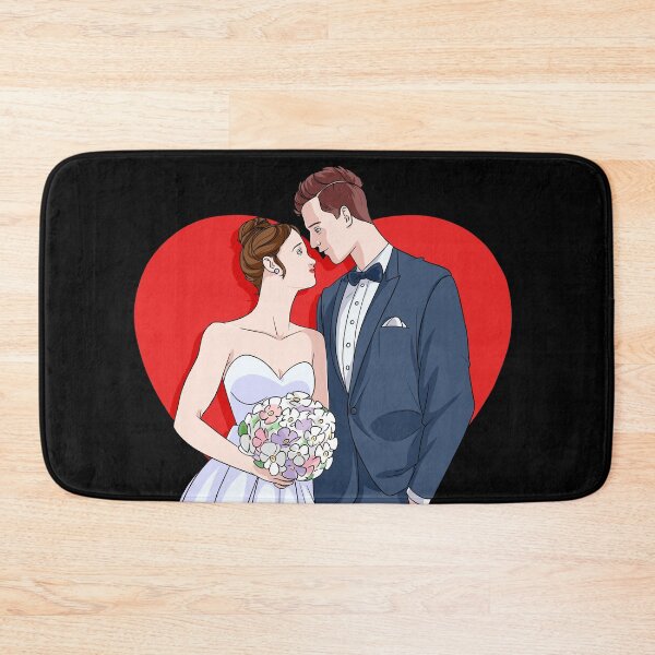 Item preview, Just Married Wedding Anniversary Gift for Couples designed and sold by Nosek1ng.