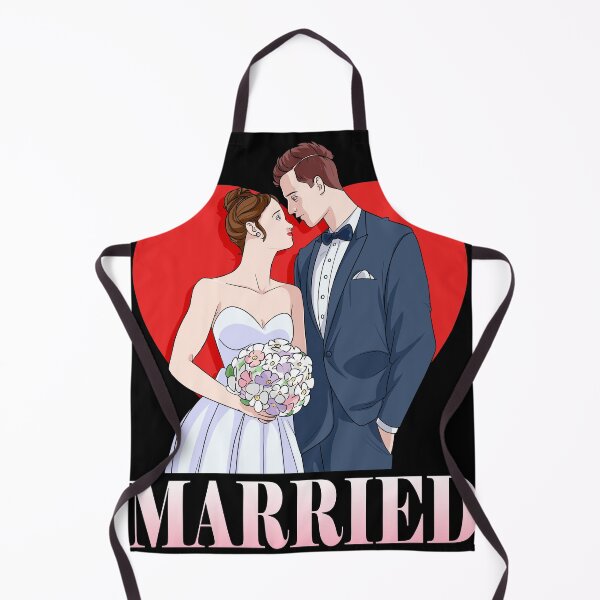 Item preview, Just Married Wedding Anniversary Gift for Couples designed and sold by Nosek1ng.