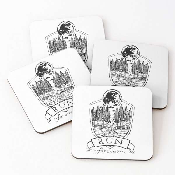 Item preview, Run Forever - Moon Emblem  designed and sold by bangart.