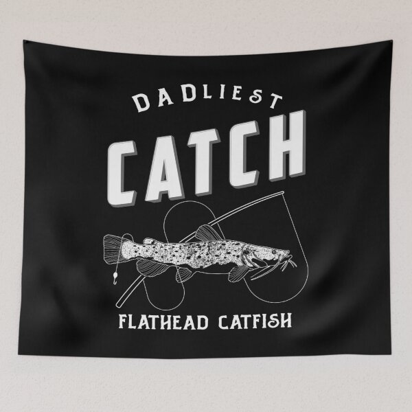 Item preview, Funny Catfish Fishing Pun Dadliest Catch product designed and sold by jakehughes2015.