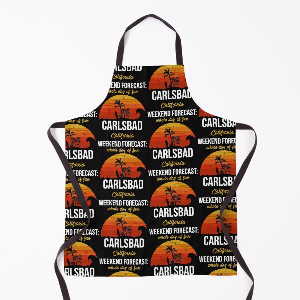 Item preview, Funny Carlsbad California Weekend Forecast print designed and sold by jakehughes2015.