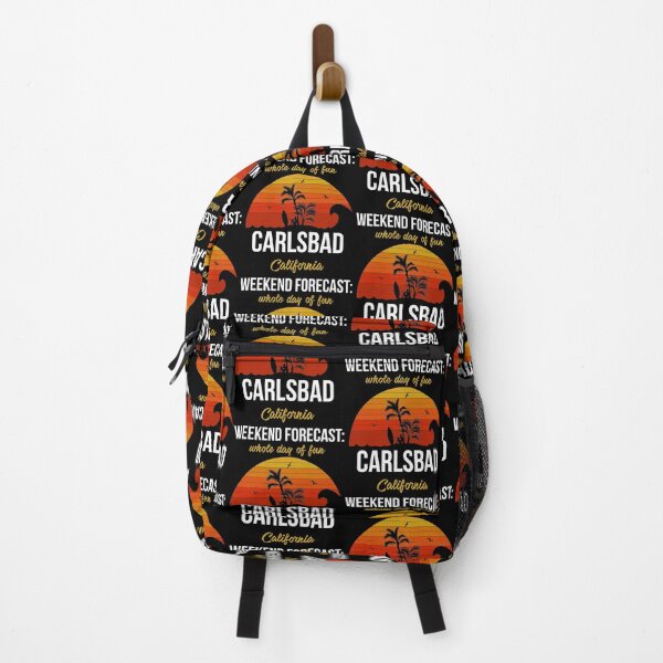Item preview, Funny Carlsbad California Weekend Forecast print designed and sold by jakehughes2015.