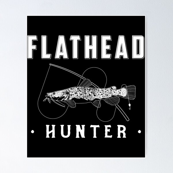 Funny Catfish Fishing Gear Hooked on Fishing design | Poster