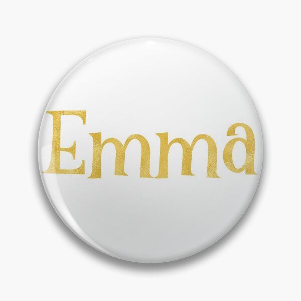 Item preview, Emma Gold Metallic Name designed and sold by Amy Olsen.