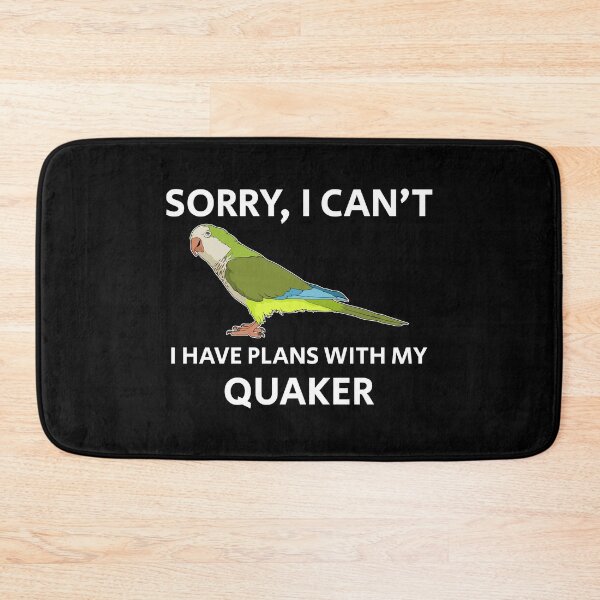 Item preview, Parakeet Lover Plans With My Quaker Parrot print designed and sold by jakehughes2015.