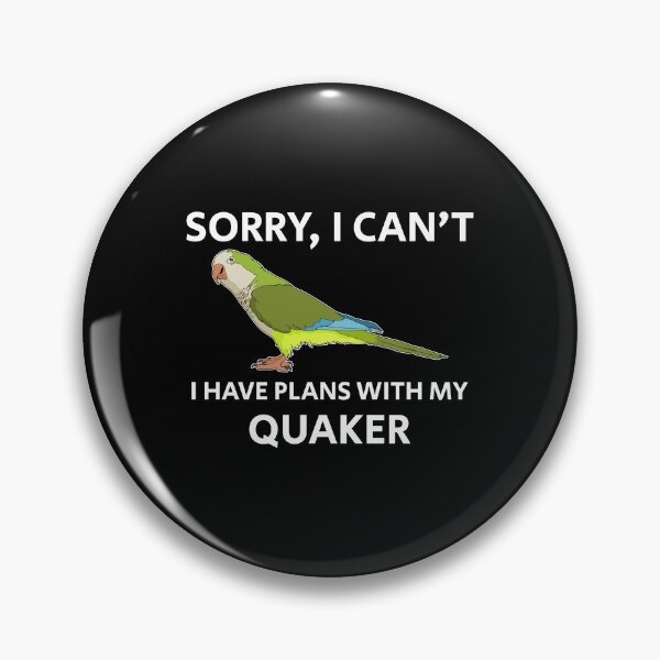 Item preview, Parakeet Lover Plans With My Quaker Parrot print designed and sold by jakehughes2015.