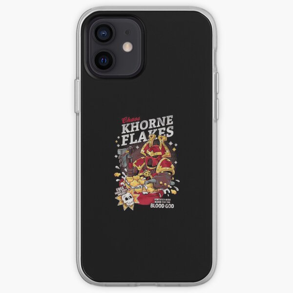 Chaos Khorne Flakes Fortified With Blood For The Blood God iPhone Soft Case