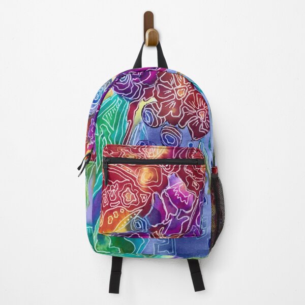 Item preview, Wild Abstract Floral designed and sold by batikandesigns.