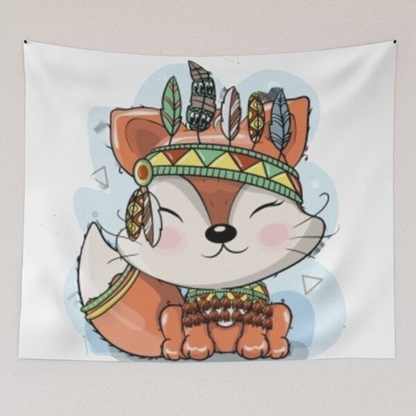 Item preview, Tribal Fox designed and sold by IshitaPoint.