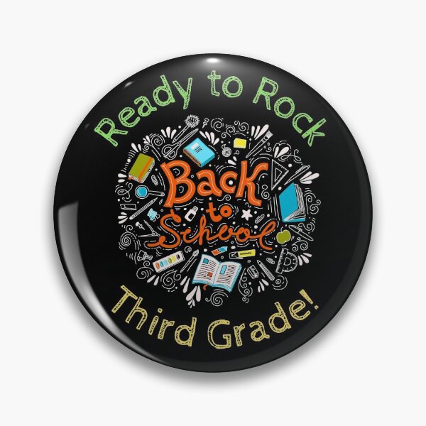 Item preview, Back to School - Ready to Rock Third Grade - 3rd Grade Teacher and Student designed and sold by DesignByLeo.