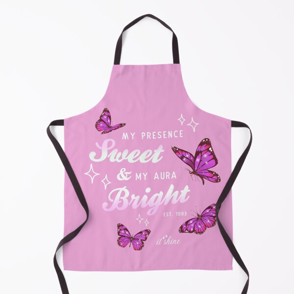 Item preview, my presence sweet and my aura bright - light pink butterflies (shut up) designed and sold by thewayitshine.