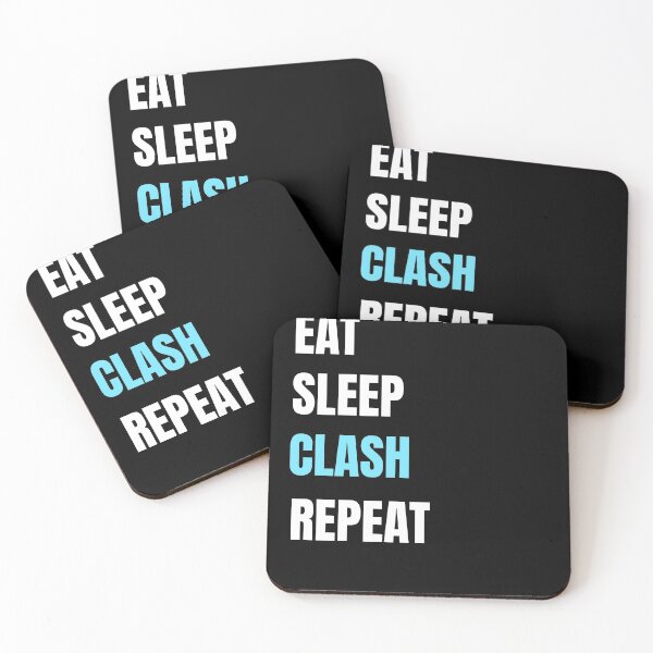 Item preview, Eat Sleep Clash Repeat Gaming Video Gamer Mens designed and sold by RainbowChildArt.