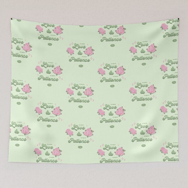 Item preview, got so much love, got so much patience - tun floral light green designed and sold by thewayitshine.