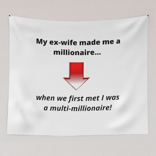 Item preview, Mi ex esposa me hizo millonario designed and sold by RBDESIGN SHOP.