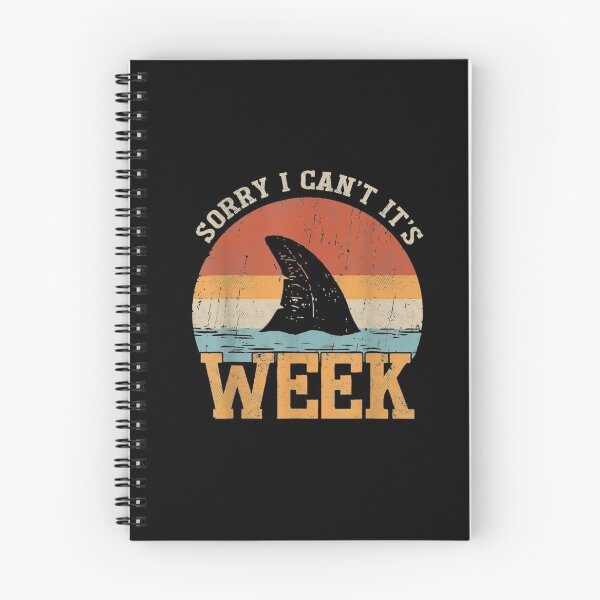 Item preview, Vintage Sorry I Can't It's Week Funny Shark Gift designed and sold by familyarts.