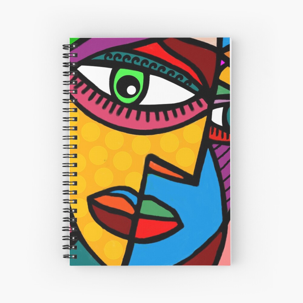 Funky Abstract Face | Art Print
