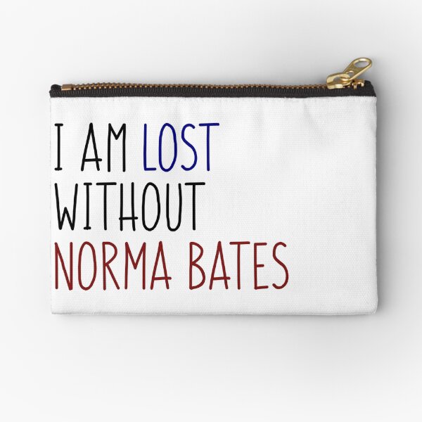 Norma Bates Zipper Pouch