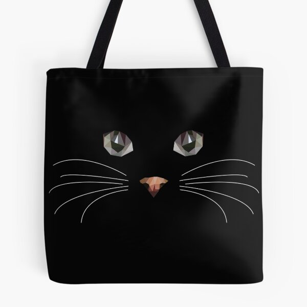 Artikelvorschau, Geometrische Augen der schwarzen Katze entworfen und verkauft von purplesparrow.