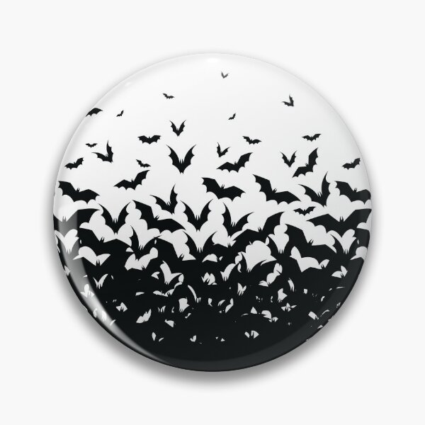 Item preview, Bats (black on white) designed and sold by Robert Ropars.