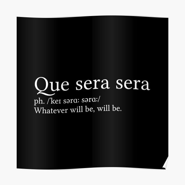 what language is que sera sera