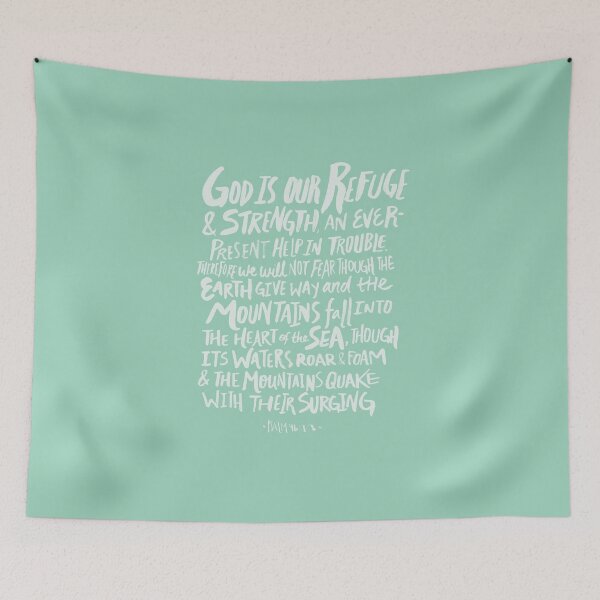 Artikelvorschau, Psalm 46: 1-3 x Minze entworfen und verkauft von theanointedhome.