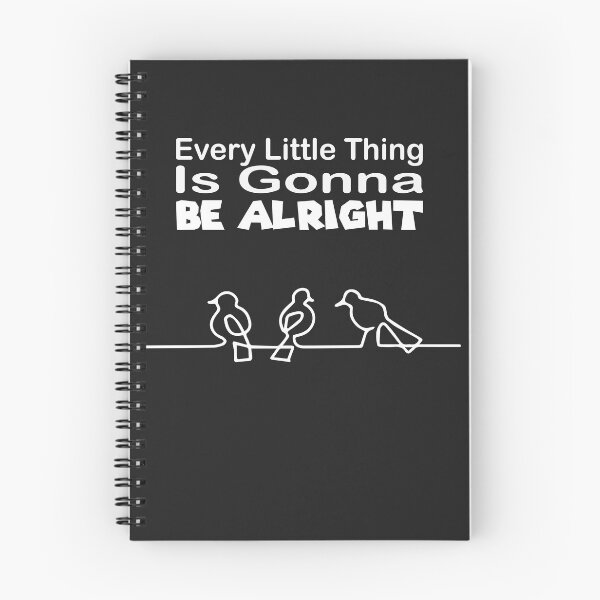 Item preview, Motivational quotes : Every Little Thing Is Gonna Be Alright / Three Birds Singing, 3 LITTLE BIRDS, inspirational, motivational, quotes. designed and sold by Yassineenns.