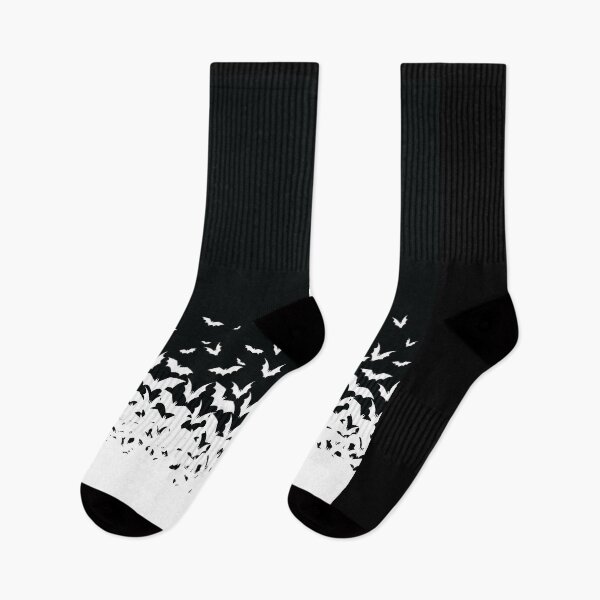 Item preview, Bats (white on black) designed and sold by Robert Ropars.