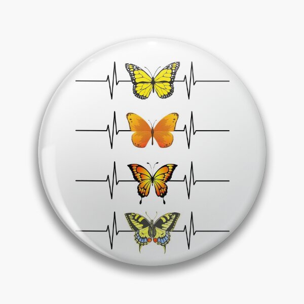Item preview, Butterfly Heartbeat, Multiple Butterflies, Monarch, Cloudless Sulphur designed and sold by JRice66.