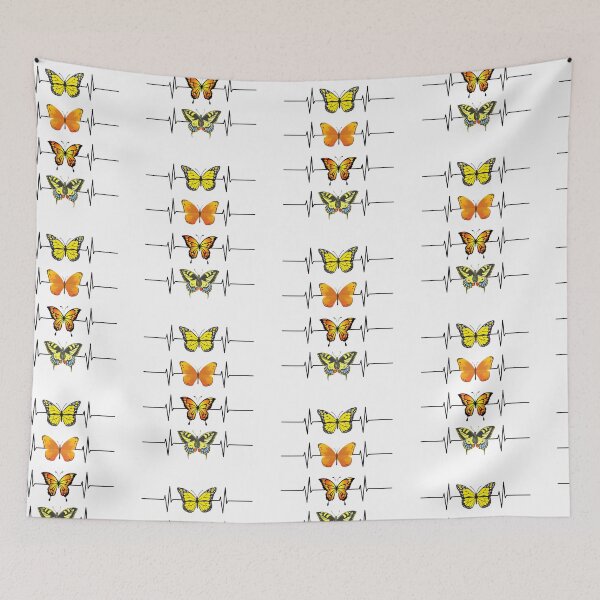 Item preview, Butterfly Heartbeat, Multiple Butterflies, Monarch, Cloudless Sulphur designed and sold by JRice66.