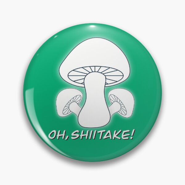 Item preview, Oh Shiitake - Pun for Foodies, Gag Gift - white letters designed and sold by FlorenciaBliss.