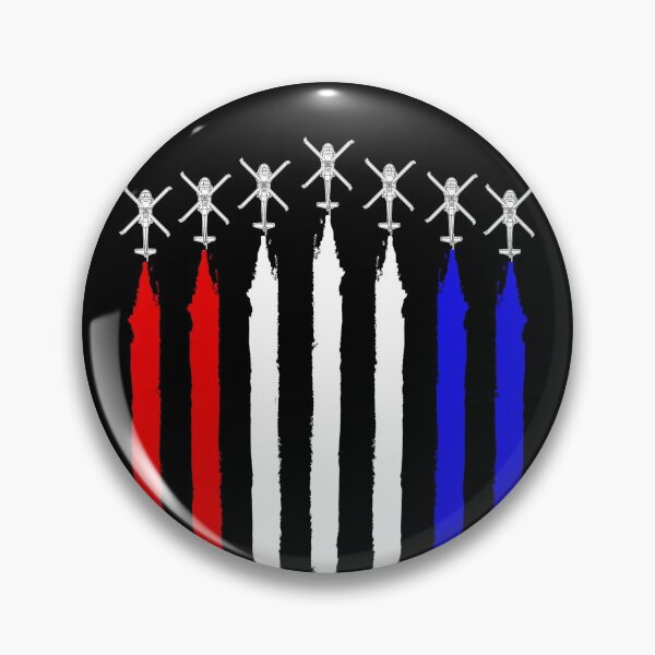 Item preview, Blackhawk Helicopter Red White Blue Contrails UH60 Blackhawk Gear designed and sold by DynamicDesign.