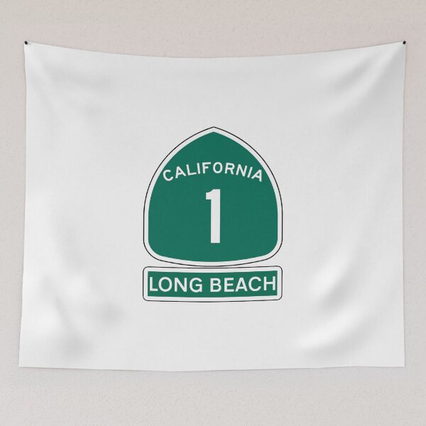 Item preview, PACIFIC COAST HIGHWAY LONG BEACH CALIFORNIA ROUTE 1 designed and sold by DESTINATIONS DECAL.