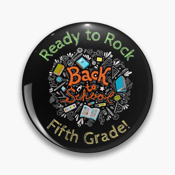 Item preview, Back to School - Ready to Rock Fifth Grade - 5th Grade Teacher and Student designed and sold by DesignByLeo.