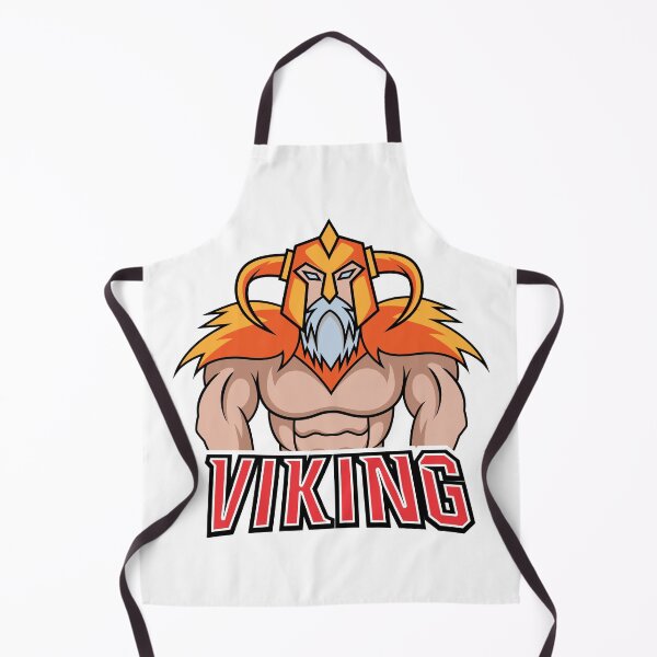 Item preview, Orange helmet viking standing pose designed and sold by abhishekarts.